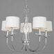 Litchfield 5 Light 25.88 inch Polished Chrome Chandelier Ceiling Light